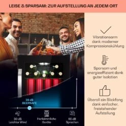 Beersafe 70 Birra Milano Edition Kühlschrank 70 Liter 3 Böden Panoramaglastür Edelstahl 12 Beersafe 70 Birra Milano Edition Kühlschrank 70 Liter 3 Böden Panoramaglastür Edelstahl -Klarstein 10041180 de 0003 usp