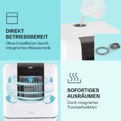 Melville 3 Geschirrspüler Freistehend Installationsfrei 3 Gedecke 12 Melville 3 Geschirrspüler Freistehend Installationsfrei 3 Gedecke -Klarstein 10041183 de 0003 logo