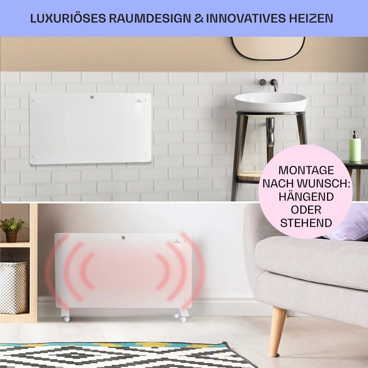 Bansin Crystal Smart Konvektions-Heizgerät 2500W 5 - 50 °C App-Steuerung 9 Bansin Crystal Smart Konvektions-Heizgerät 2500W 5 - 50 °C App-Steuerung – Bild 7