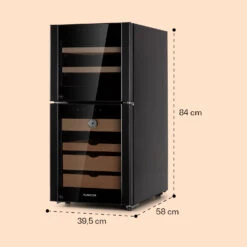 El Dorado 89 Humidor & Weinkühlschrank Touch 89L LED -Klarstein 10041276 yy 0008 dimensions