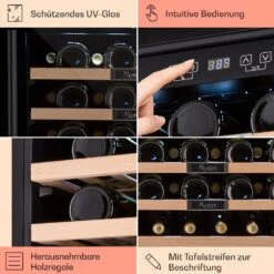 Vinsider 36 Built-In Uno Einbau-Weinkühlschrank 36 Flaschen 92 Ltr Edelstahl 14 Vinsider 36 Built-In Uno Einbau-Weinkühlschrank 36 Flaschen 92 Ltr Edelstahl -Klarstein 10041288 de 0005 usp
