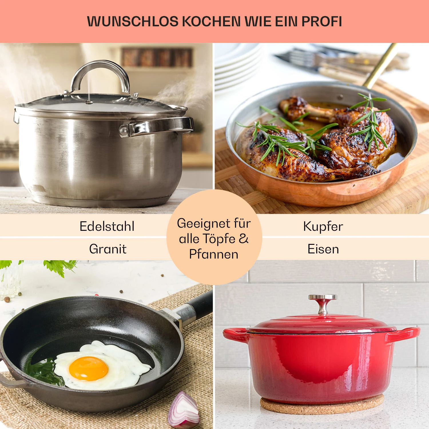 Firetale Gaskochfeld 4-flammig 60 Cm Aluminium-Brenner Inkl. Schlauch Und Druckminderer 10 Firetale Gaskochfeld 4-flammig 60 Cm Aluminium-Brenner Inkl. Schlauch Und Druckminderer – Bild 8