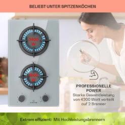 Firetale Gaskochfeld 2-flammig Aluminium-Brenner Erdgas/Propangas Inkl. Schlauch Und Druckminderer 12 Firetale Gaskochfeld 2-flammig Aluminium-Brenner Erdgas/Propangas Inkl. Schlauch Und Druckminderer -Klarstein 10041301 de 0003 usp