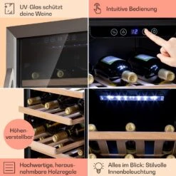 Vinamour 38 Uno Weinkühlschrank 14 Vinamour 38 Uno Weinkühlschrank -Klarstein 10041312 de 0005 logo