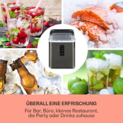 Albaron Supreme Eiswürfelmaschine Bullet 12kg/24h 1,5 Ltr Edelstahl 11 Albaron Supreme Eiswürfelmaschine Bullet 12kg/24h 1,5 Ltr Edelstahl -Klarstein 10041360 de 0003 logo