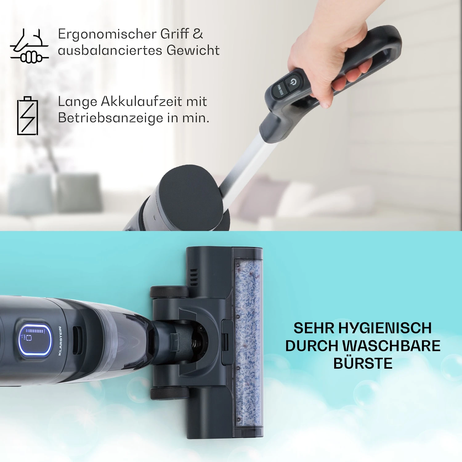 Caswell Plus Nass-/Trockensauger Kabellos Akkubetrieben LED-Display 8 Caswell Plus Nass-/Trockensauger Kabellos Akkubetrieben LED-Display – Bild 6