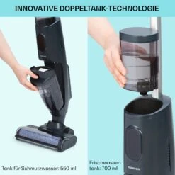 Caswell Plus Nass-/Trockensauger Kabellos Akkubetrieben LED-Display 17 Caswell Plus Nass-/Trockensauger Kabellos Akkubetrieben LED-Display -Klarstein 10041383 de 0007 usp