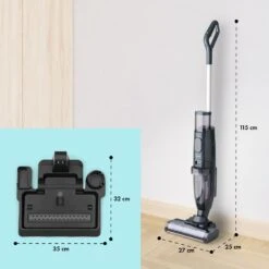 Caswell Plus Nass-/Trockensauger Kabellos Akkubetrieben LED-Display 18 Caswell Plus Nass-/Trockensauger Kabellos Akkubetrieben LED-Display -Klarstein 10041383 yy 0008 usp