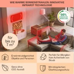 Wonderwall Santorini Smart Infrarot-Heizung 60x60cm 500W Timer IP24 12 Wonderwall Santorini Smart Infrarot-Heizung 60x60cm 500W Timer IP24 -Klarstein 10041818 de 0004 usp