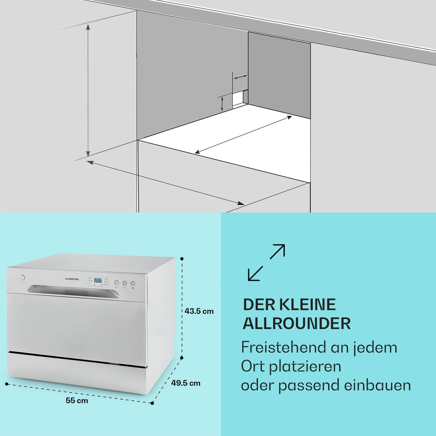 Havasia UV 6 Geschirrspüler UV-Licht Freistehend 1380W 7 Havasia UV 6 Geschirrspüler UV-Licht Freistehend 1380W – Bild 5