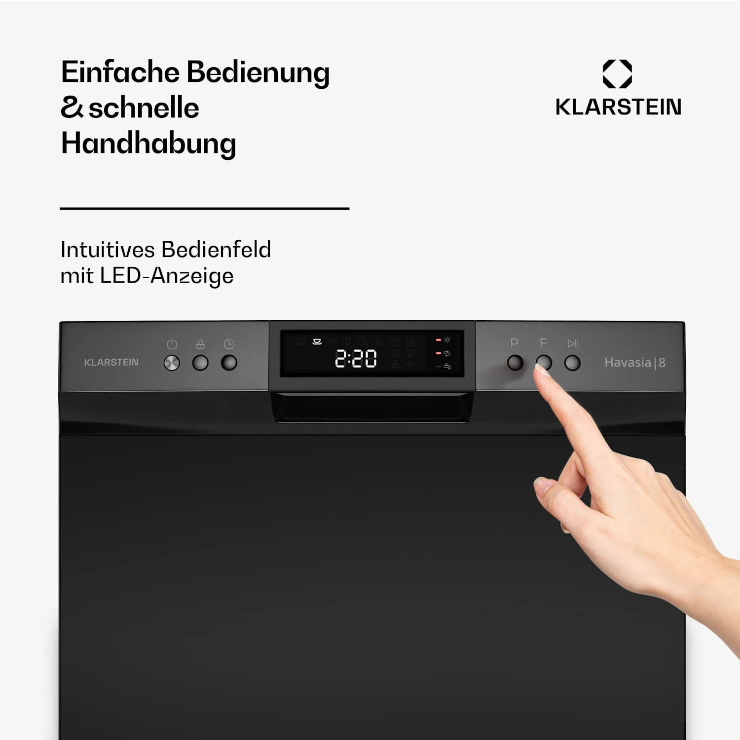 Havasia UV 8 Neo Tischgeschirrspüler UV-Licht Freistehend / Einbau 1380W 6 Havasia UV 8 Neo Tischgeschirrspüler UV-Licht Freistehend / Einbau 1380W – Bild 4