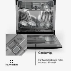 Havasia UV 8 Neo Tischgeschirrspüler UV-Licht Freistehend / Einbau 1380W 15 Havasia UV 8 Neo Tischgeschirrspüler UV-Licht Freistehend / Einbau 1380W -Klarstein 10041830 de 0006 usp