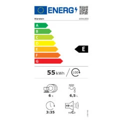 Havasia UV 8 Neo Tischgeschirrspüler UV-Licht Freistehend / Einbau 1380W 17 Havasia UV 8 Neo Tischgeschirrspüler UV-Licht Freistehend / Einbau 1380W -Klarstein 10041830 energy label