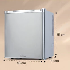 Happy Hour 38 Mini-Kühlschrank Minibar Getränkekühlschrank 38 L 26 DB 16 Happy Hour 38 Mini-Kühlschrank Minibar Getränkekühlschrank 38 L 26 DB -Klarstein 10045046 yy 0007 dimensions