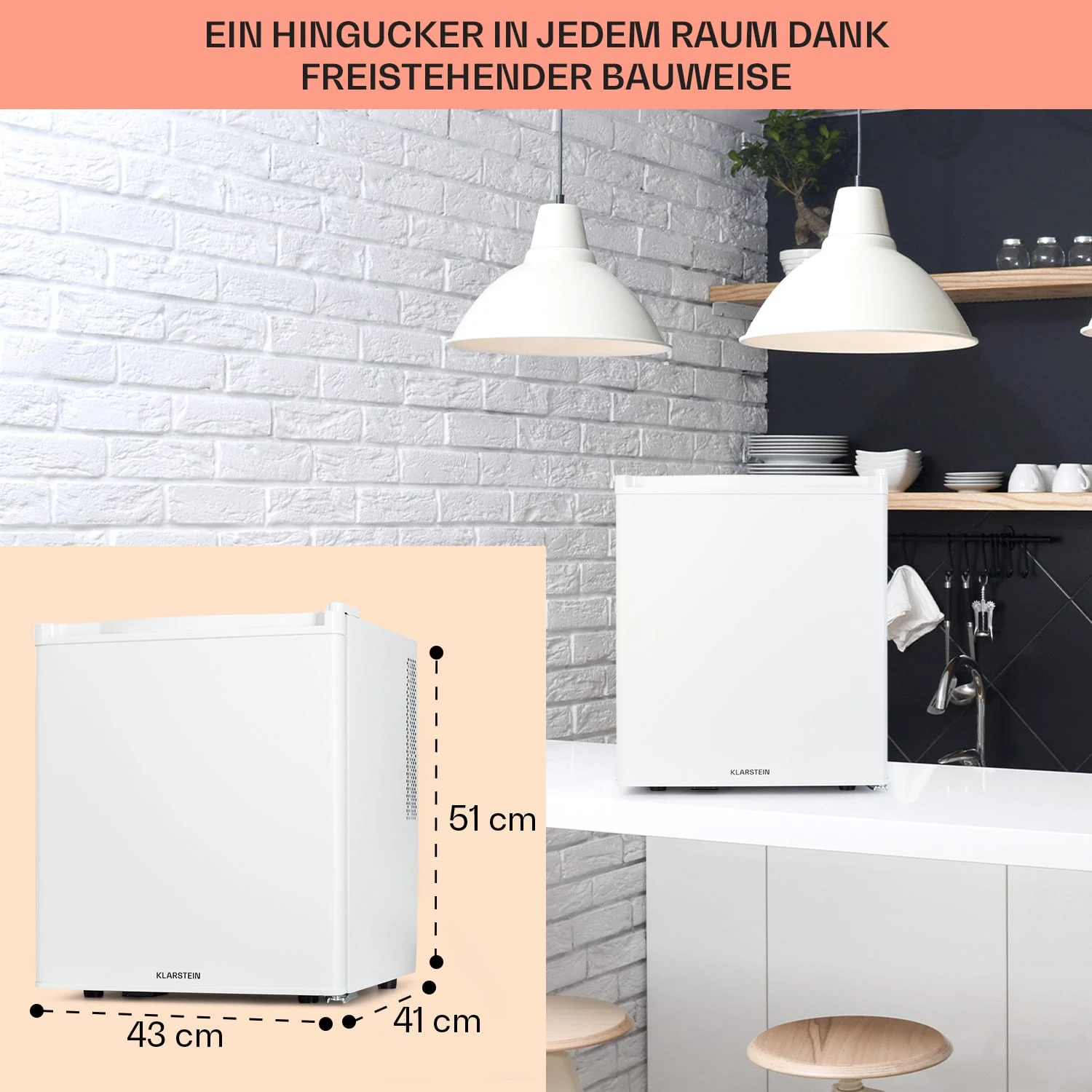 Happy Hour 38 Mini-Kühlschrank Minibar 38 Liter 26 DB 8 Happy Hour 38 Mini-Kühlschrank Minibar 38 Liter 26 DB – Bild 6