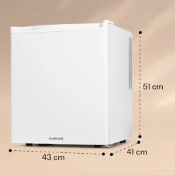 Happy Hour 38 Mini-Kühlschrank Minibar 38 Liter 26 DB 16 Happy Hour 38 Mini-Kühlschrank Minibar 38 Liter 26 DB -Klarstein 10045047 yy 0007 dimensions