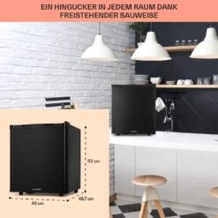 Happy Hour 45 Mini-Kühlschrank Minibar Getränkekühlschrank 45 L 26 DB 15 Happy Hour 45 Mini-Kühlschrank Minibar Getränkekühlschrank 45 L 26 DB -Klarstein 10045048 de 0006 usp