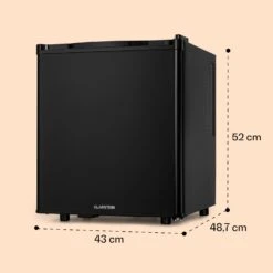Happy Hour 45 Mini-Kühlschrank Minibar Getränkekühlschrank 45 L 26 DB 16 Happy Hour 45 Mini-Kühlschrank Minibar Getränkekühlschrank 45 L 26 DB -Klarstein 10045048 yy 0007 dimensions