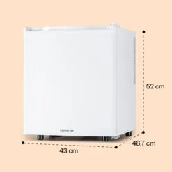 Happy Hour 45 Mini-Kühlschrank Minibar Getränkekühlschrank 45 L 26 DB -Klarstein 10045050 yy 0007 dimensions