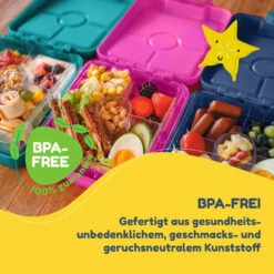 Klarstein Schmatzfatz Easy Snackbox 4 Fächer 18 X 15 X 5 Cm (BxHxT) 12 Klarstein Schmatzfatz Easy Snackbox 4 Fächer 18 X 15 X 5 Cm (BxHxT) -Klarstein 10045069 de 0002 usp