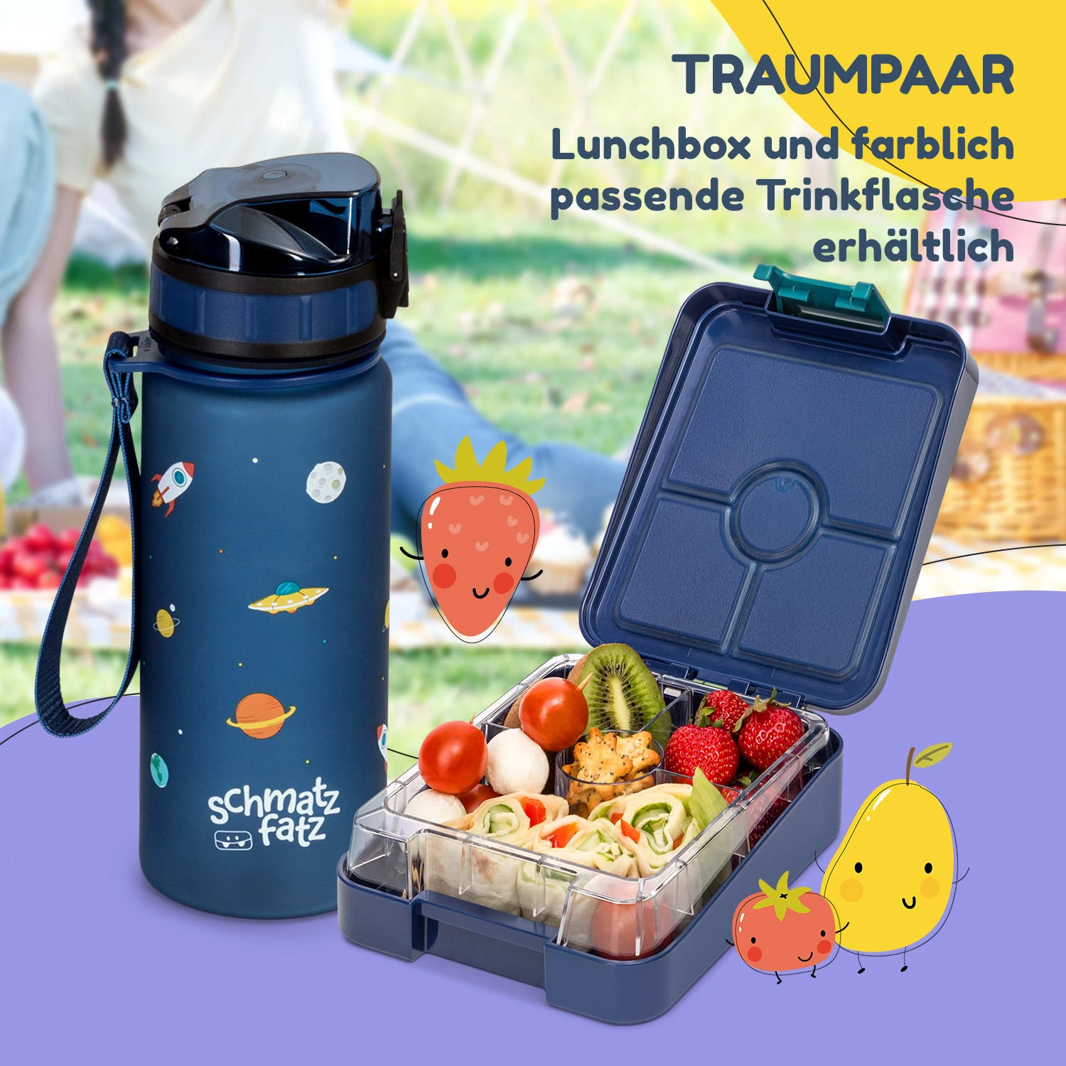 Klarstein Schmatzfatz Easy Snackbox 4 Fächer 18 X 15 X 5 Cm (BxHxT) 9 Klarstein Schmatzfatz Easy Snackbox 4 Fächer 18 X 15 X 5 Cm (BxHxT) – Bild 7