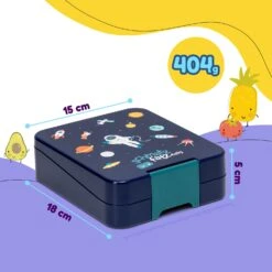 Klarstein Schmatzfatz Easy Snackbox 4 Fächer 18 X 15 X 5 Cm (BxHxT) 18 Klarstein Schmatzfatz Easy Snackbox 4 Fächer 18 X 15 X 5 Cm (BxHxT) -Klarstein 10045069 yy 0008 usp