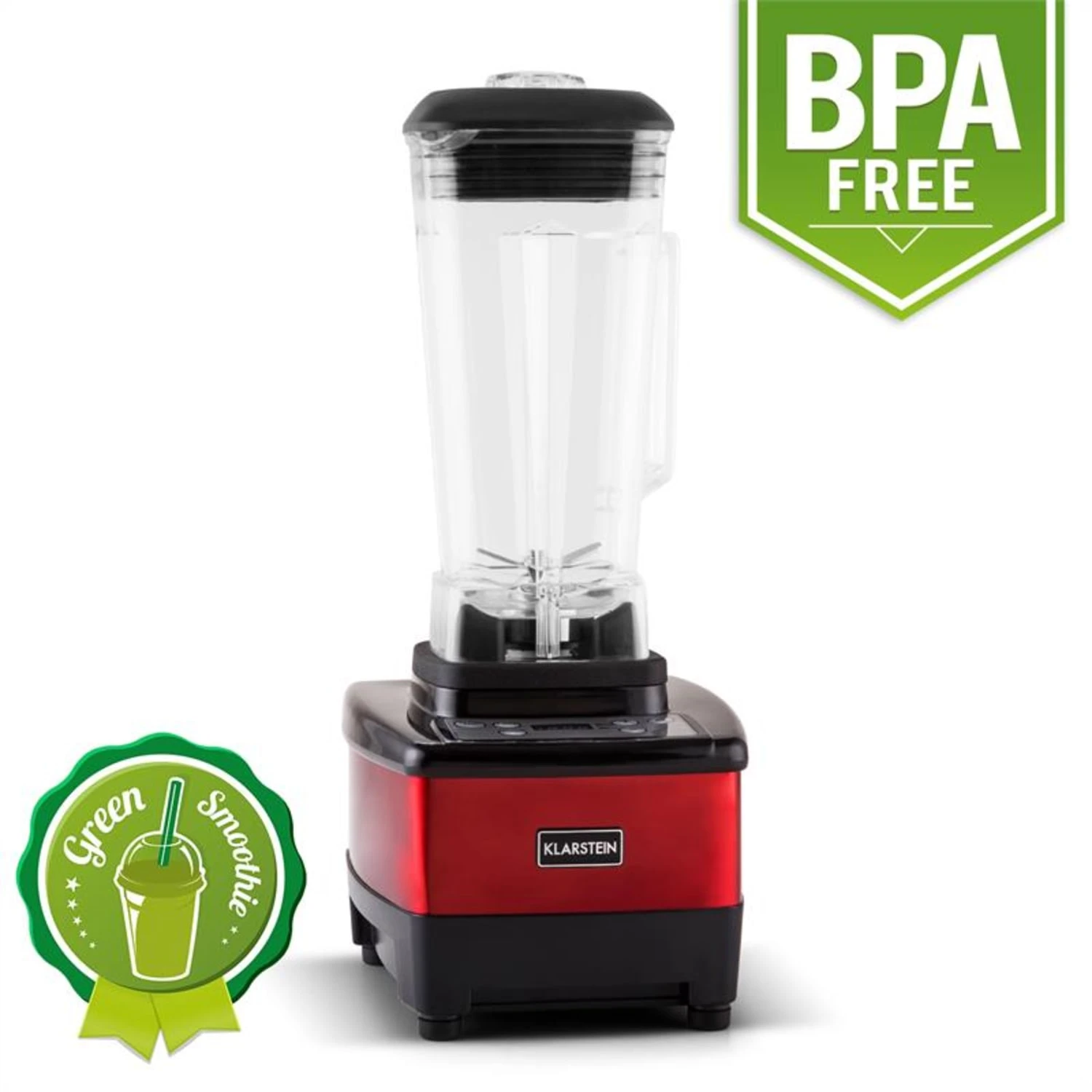 Herakles 4G Standmixer Rot Mit Cover 1500W 2,0 PS 2 Liter BPA-frei 5 Herakles 4G Standmixer Rot Mit Cover 1500W 2,0 PS 2 Liter BPA-frei – Bild 3