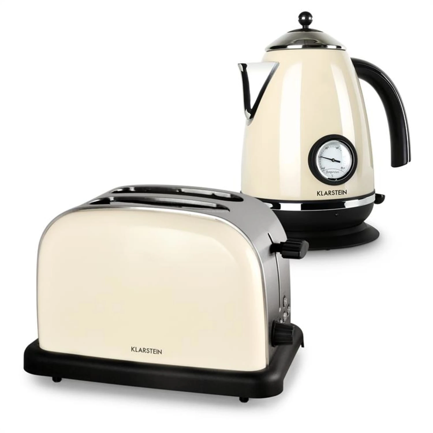 Aquavita Frühstücksset Creme Wasserkocher Toaster Creme 3 Aquavita Frühstücksset Creme Wasserkocher Toaster Creme