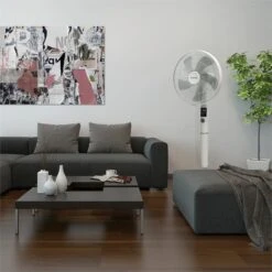 Silent Storm Standventilator 2er-Set 16" (41cm) 5-Blatt-Rotor Weiß 11 Silent Storm Standventilator 2er-Set 16" (41cm) 5-Blatt-Rotor Weiß -Klarstein 60002055 yy 0002 ambient Klarstein Silent Storm Standventilator weiss