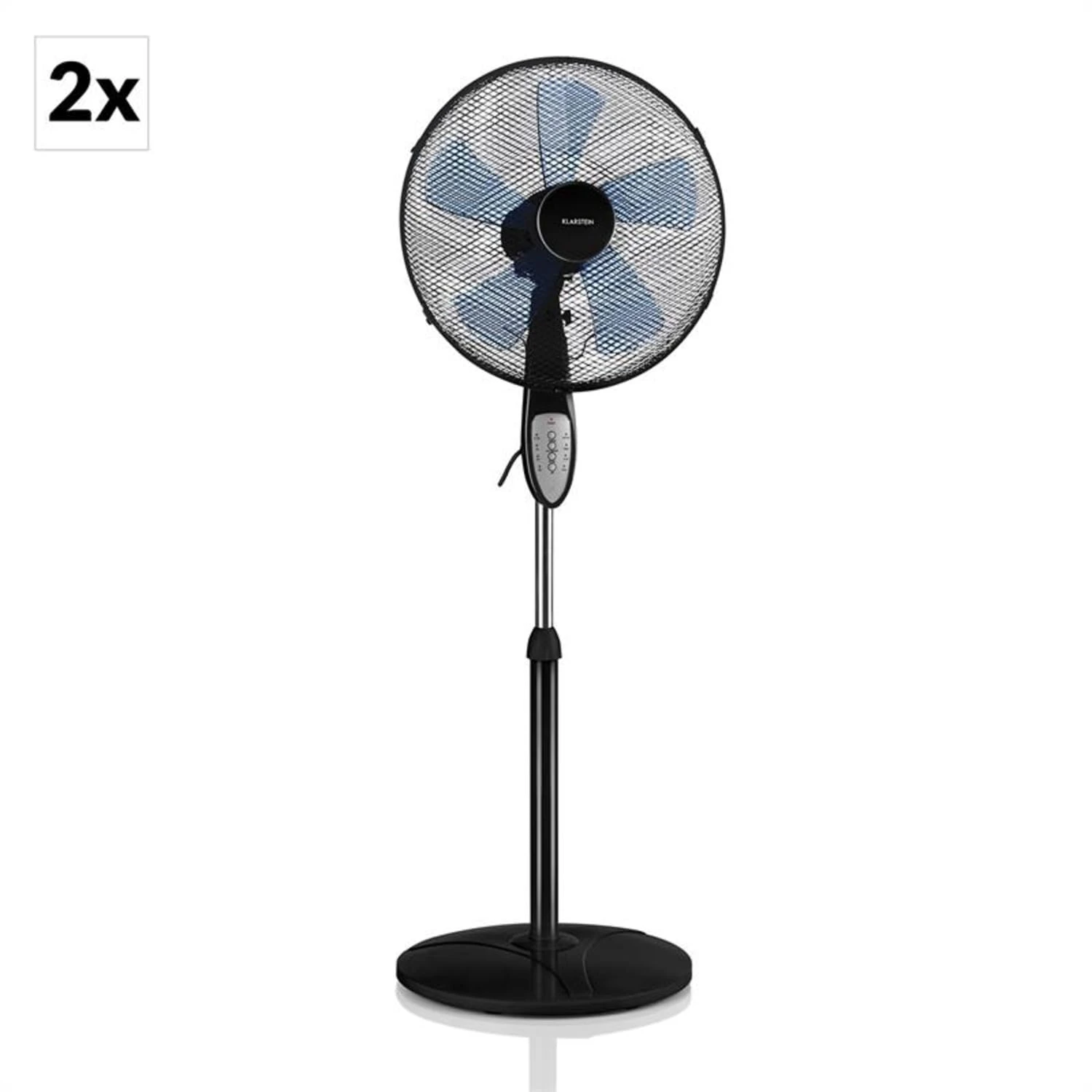 Summerjam Standventilator 2er-Set Standlüfter 50W 3 Stufen Schwarz 3 Summerjam Standventilator 2er-Set Standlüfter 50W 3 Stufen Schwarz