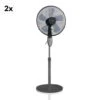 Summerjam Standventilator 2er-Set Standlüfter 50W 3 Stufen Grau 2 Summerjam Standventilator 2er-Set Standlüfter 50W 3 Stufen Grau -Klarstein 60002059 yy 0001 titel