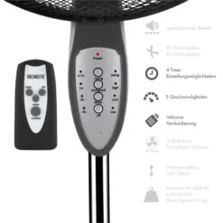 Summerjam Standventilator 2er-Set Standlüfter 50W 3 Stufen Grau 10 Summerjam Standventilator 2er-Set Standlüfter 50W 3 Stufen Grau -Klarstein 60002059 yy 0004 logo Klarstein Summerjam Standventilator grau reedit