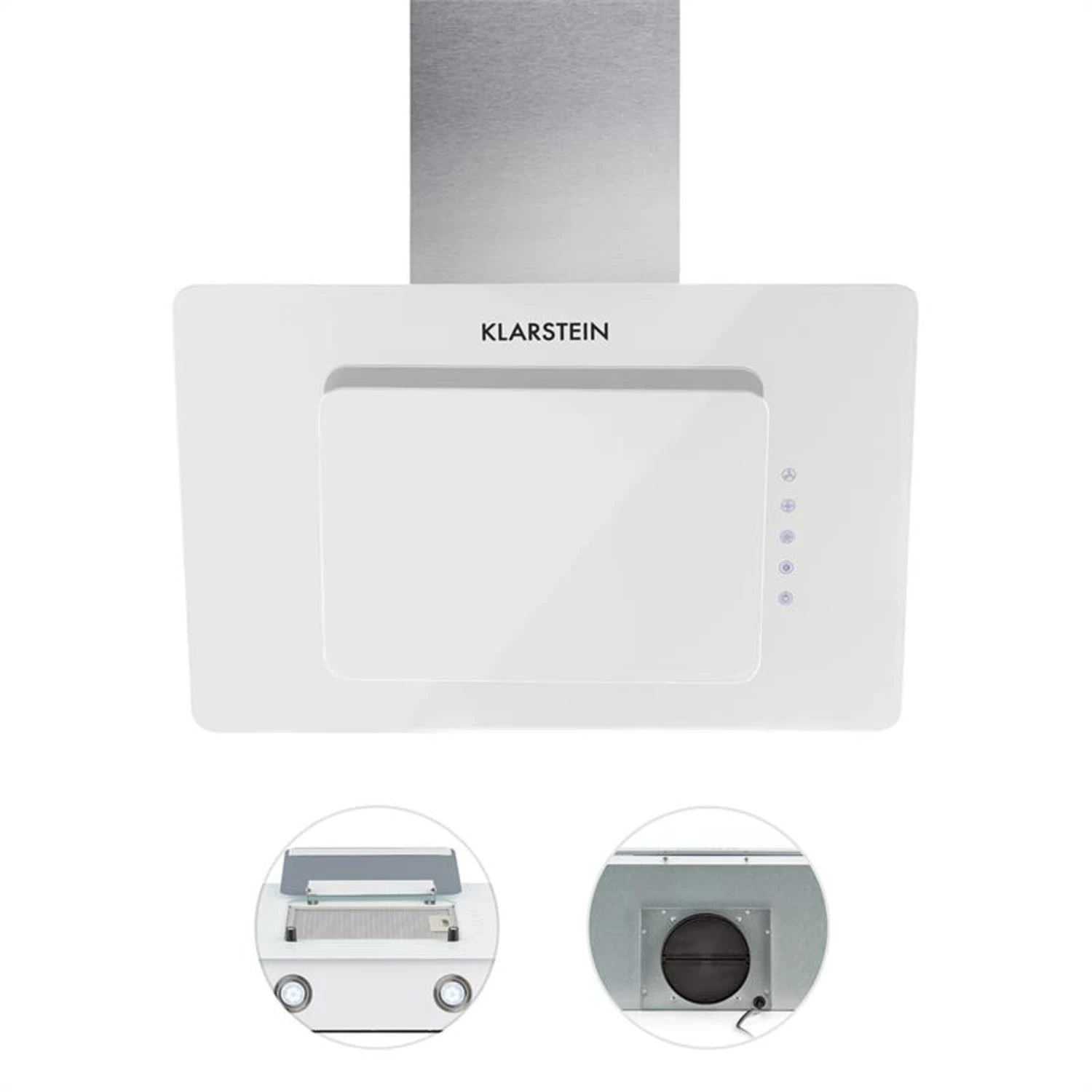 Lorea 60 Dunstabzugshaube Inklusive 2 X Aktivkohlefilter | Weiß 5 Lorea 60 Dunstabzugshaube Inklusive 2 X Aktivkohlefilter | Weiß – Bild 3