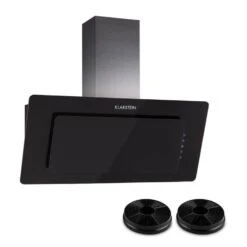Lorea 90 Dunstabzugshaube Inklusive 2 X Aktivkohlefilter Schwarz