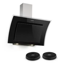 Sabia 90 Dunstabzugshaube | 90cm | 600 M³/h | Energieeffizienzklasse A | Inklusive 2 X Aktivkohlefilter