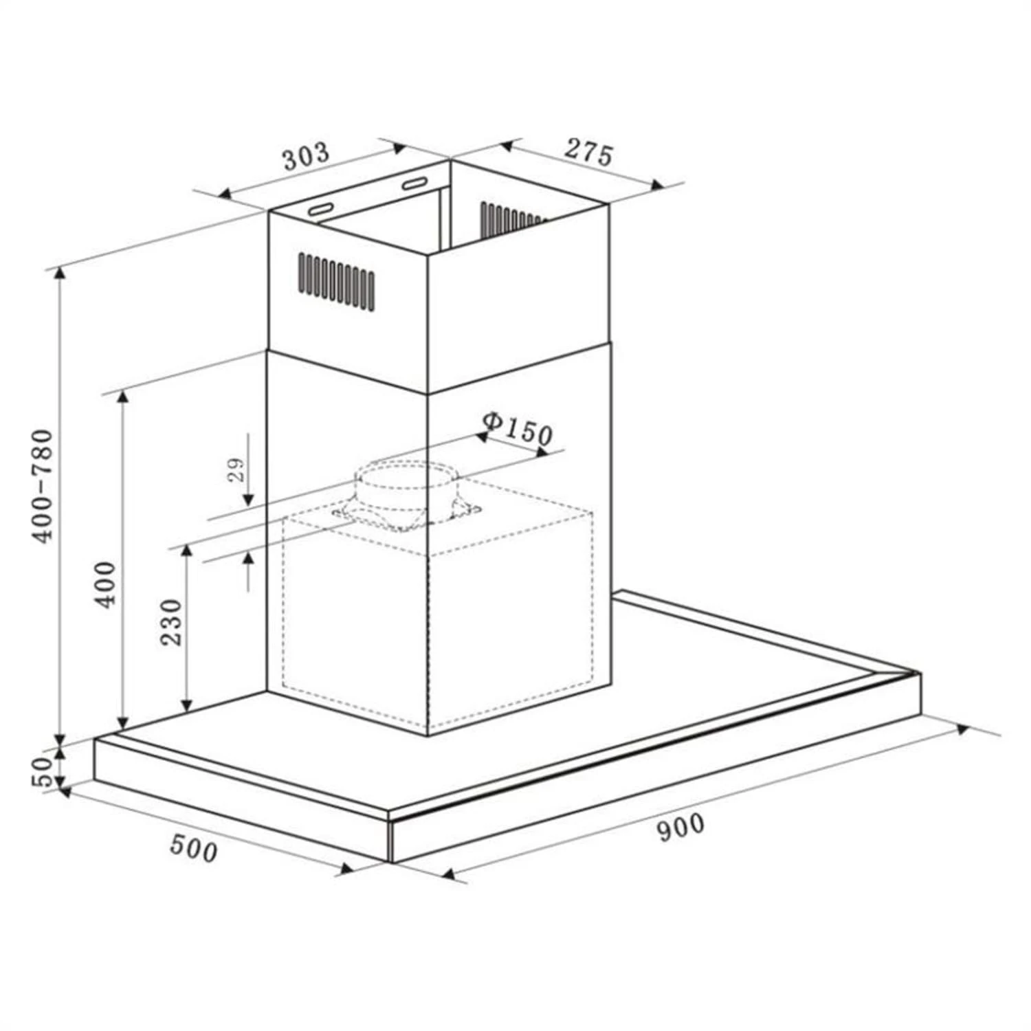 Bon Vivant Blanc Dunstabzugshaube Umluftset Aktivkohlefilter Weiß 8 Bon Vivant Blanc Dunstabzugshaube Umluftset Aktivkohlefilter Weiß – Bild 6