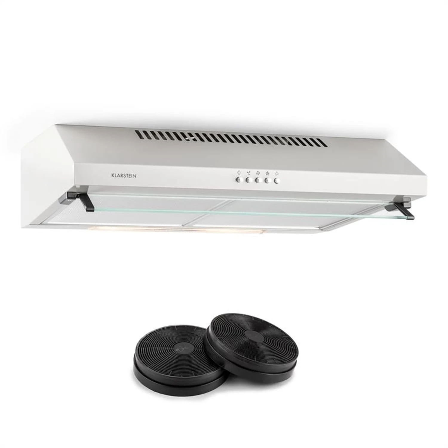 Purista Dunstabzugshaube Umluftset 60cm 190 M³/h 2 Aktivkohlefilter 3 Purista Dunstabzugshaube Umluftset 60cm 190 M³/h 2 Aktivkohlefilter