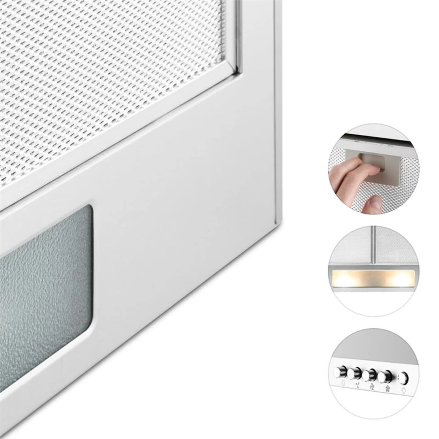 Karajan 60 Dunstabzugshaube Umluftset 536 M³/h Aktivkohlefilter 5 Karajan 60 Dunstabzugshaube Umluftset 536 M³/h Aktivkohlefilter – Bild 3