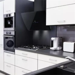 Annabelle 60 Dunstabzugshaube Umluftset 595 M³/h Touch-Armatur Schwarz 14 Annabelle 60 Dunstabzugshaube Umluftset 595 M³/h Touch-Armatur Schwarz -Klarstein 60002315 yy 0003 ambient Klarstein Annabelle 60 Dunstabzugshaube schwarz