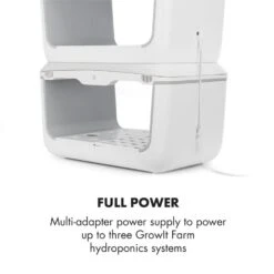 GrowIt Connection Set 3 Teile Verbindungsrahmen/-kabel & Netzteil Weiß 10 GrowIt Connection Set 3 Teile Verbindungsrahmen/-kabel & Netzteil Weiß -Klarstein 60002397 yy 0004 logo Klarstein GrowIt Multi Adapter Netzteil