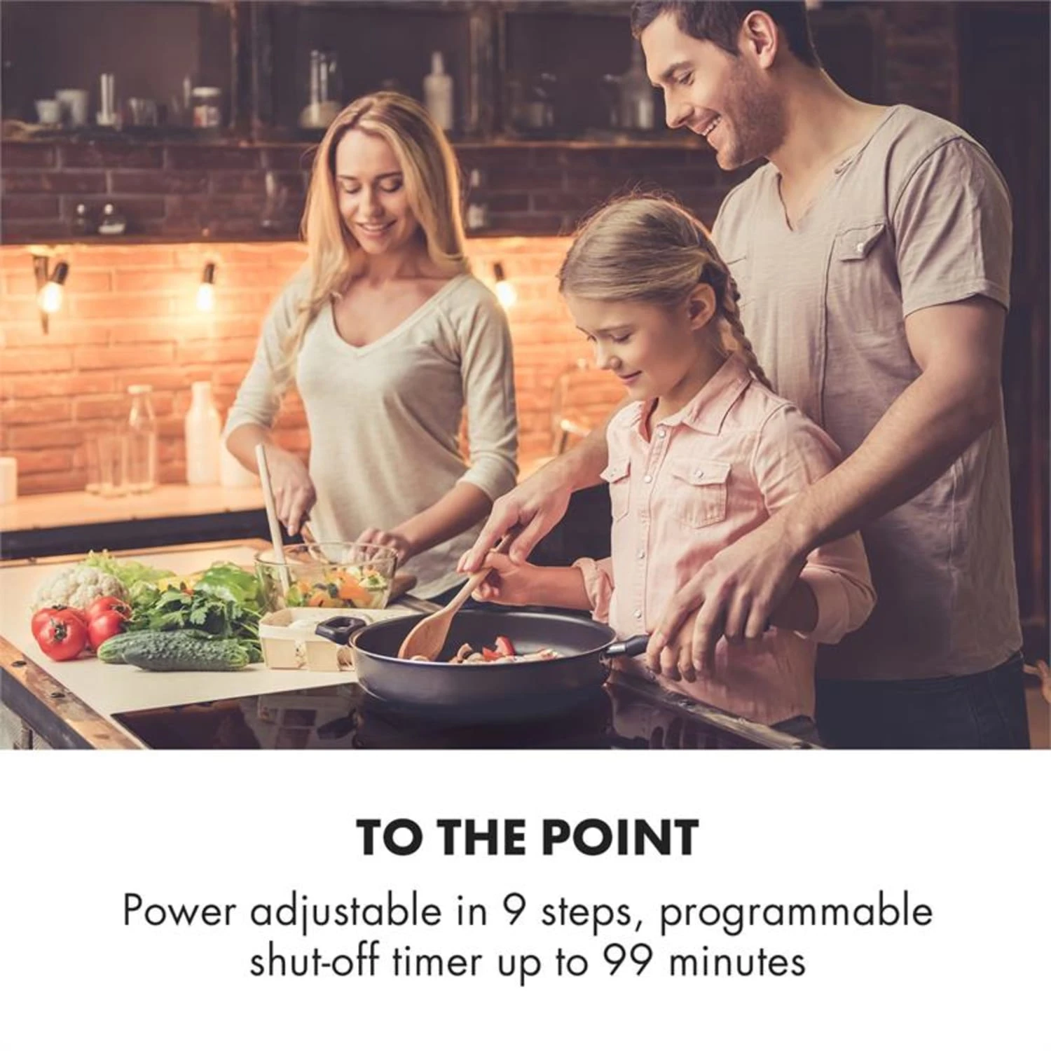 Kalahari Delicatessa Einbau-Ofen-Set Induktion 7000W 68Ltr Schwarz Edelstahl 9 Kalahari Delicatessa Einbau-Ofen-Set Induktion 7000W 68Ltr Schwarz Edelstahl – Bild 7