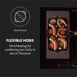 Kalahari Delicatessa Einbau-Ofen-Set Induktion 7000W 68Ltr Schwarz Edelstahl 21 Kalahari Delicatessa Einbau-Ofen-Set Induktion 7000W 68Ltr Schwarz Edelstahl -Klarstein 60002585 yy 0008 logo Klarstein Delicatessa 60 Einbaukochfeld schwarz