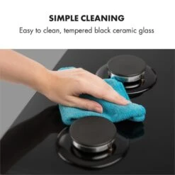 Kalahari Ignito Einbau-Ofen-Set Elektro / Gas 68Ltr Schwarz Edelstahl 23 Kalahari Ignito Einbau-Ofen-Set Elektro / Gas 68Ltr Schwarz Edelstahl -Klarstein 60002586 yy 0010 logo Klarstein Ignito 4 Zonen Gaskochfeld schwarz