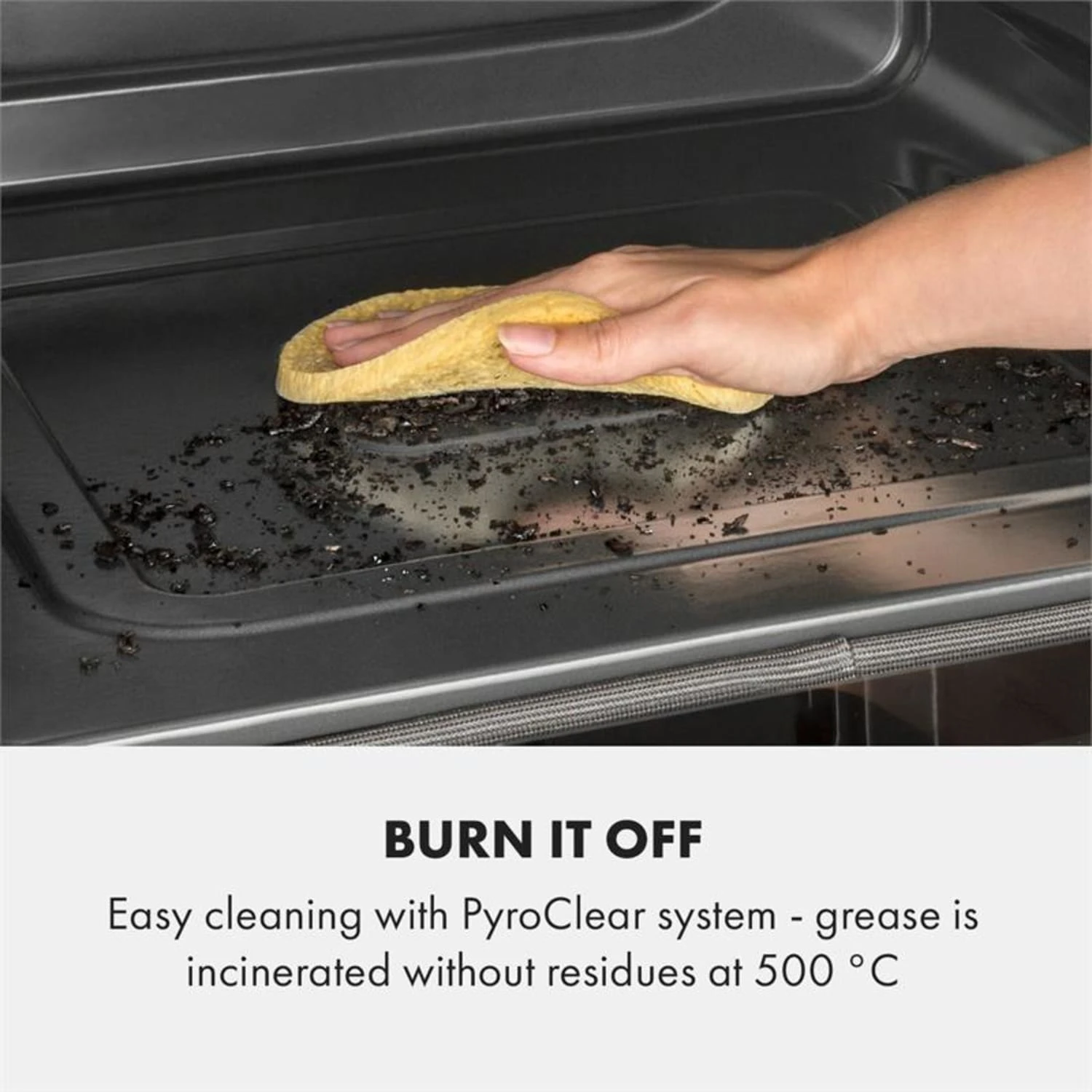 Gusteau Hektor Einbau-Set Backofen + Unterbau-Haube 2950W 64Ltr 530 M³/h Weiß Edelstahl 6 Gusteau Hektor Einbau-Set Backofen + Unterbau-Haube 2950W 64Ltr 530 M³/h Weiß Edelstahl – Bild 4