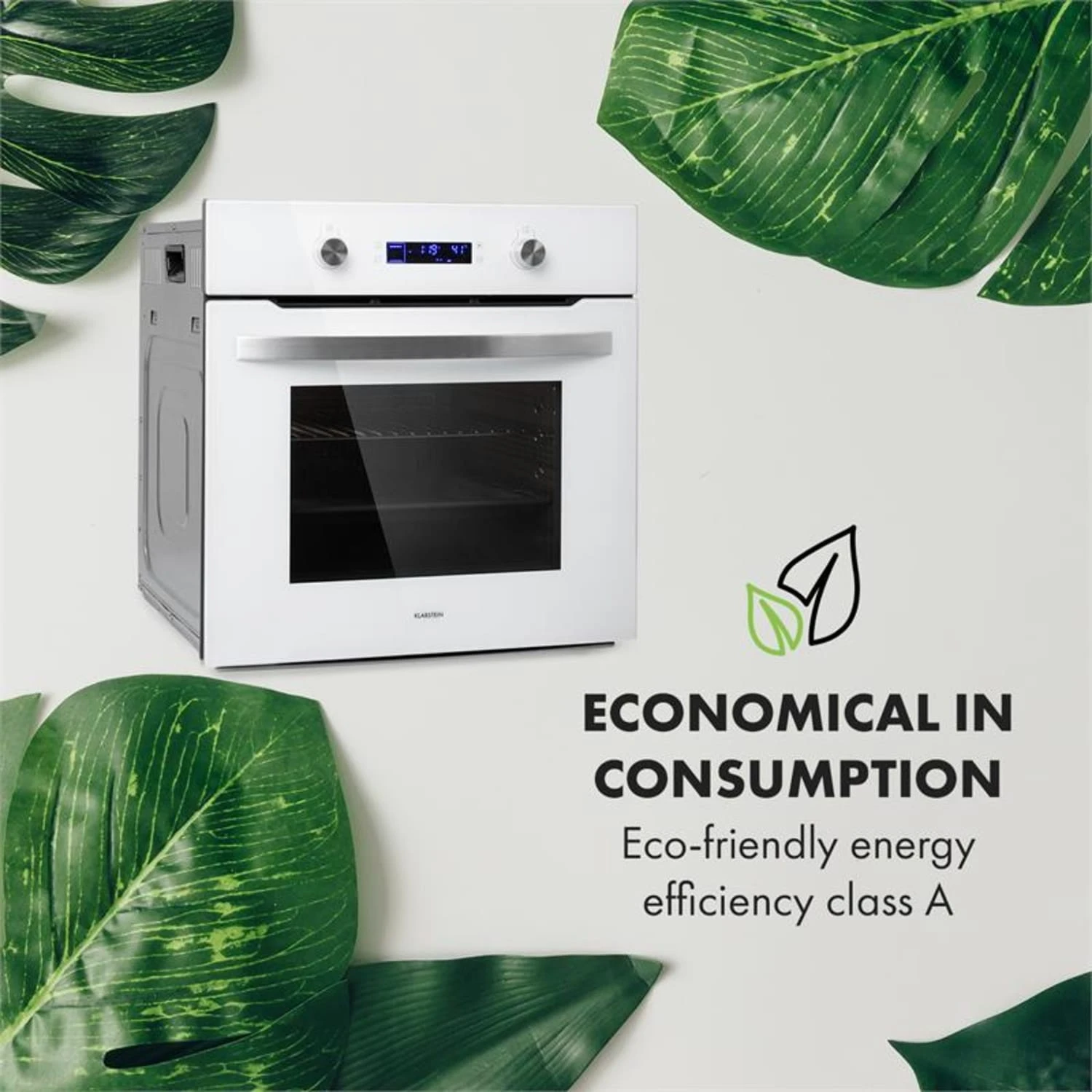 Gusteau Hektor Einbau-Set Backofen + Unterbau-Haube 2950W 64Ltr 530 M³/h Weiß Edelstahl 8 Gusteau Hektor Einbau-Set Backofen + Unterbau-Haube 2950W 64Ltr 530 M³/h Weiß Edelstahl – Bild 6