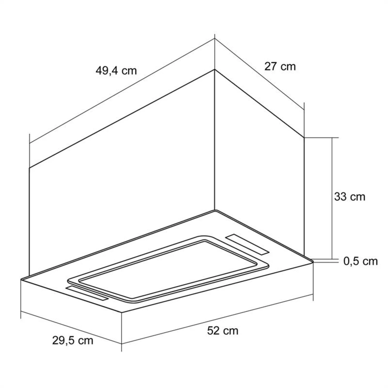 Gusteau Hektor Einbau-Set Backofen + Unterbau-Haube 2950W 64Ltr 530 M³/h Weiß Edelstahl 13 Gusteau Hektor Einbau-Set Backofen + Unterbau-Haube 2950W 64Ltr 530 M³/h Weiß Edelstahl – Bild 11