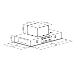 Gusteau Remy Einbau-Set Backofen + Einbau-Haube 2950W 64Ltr 620 M³/h Schwarz Edelstahl -Klarstein 60002597 yy 0011 logo Klarstein Remy Deckenhaube 90cm schwarz