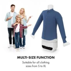 ShirtButler Pro Automatisches Trocknersystem Hemd & Hose 1200 W 2-in-1 70 °C Timer Weiß -Klarstein 60002669 yy 0005 logo Klarstein ShirtButler Pro Ersatz Shirt