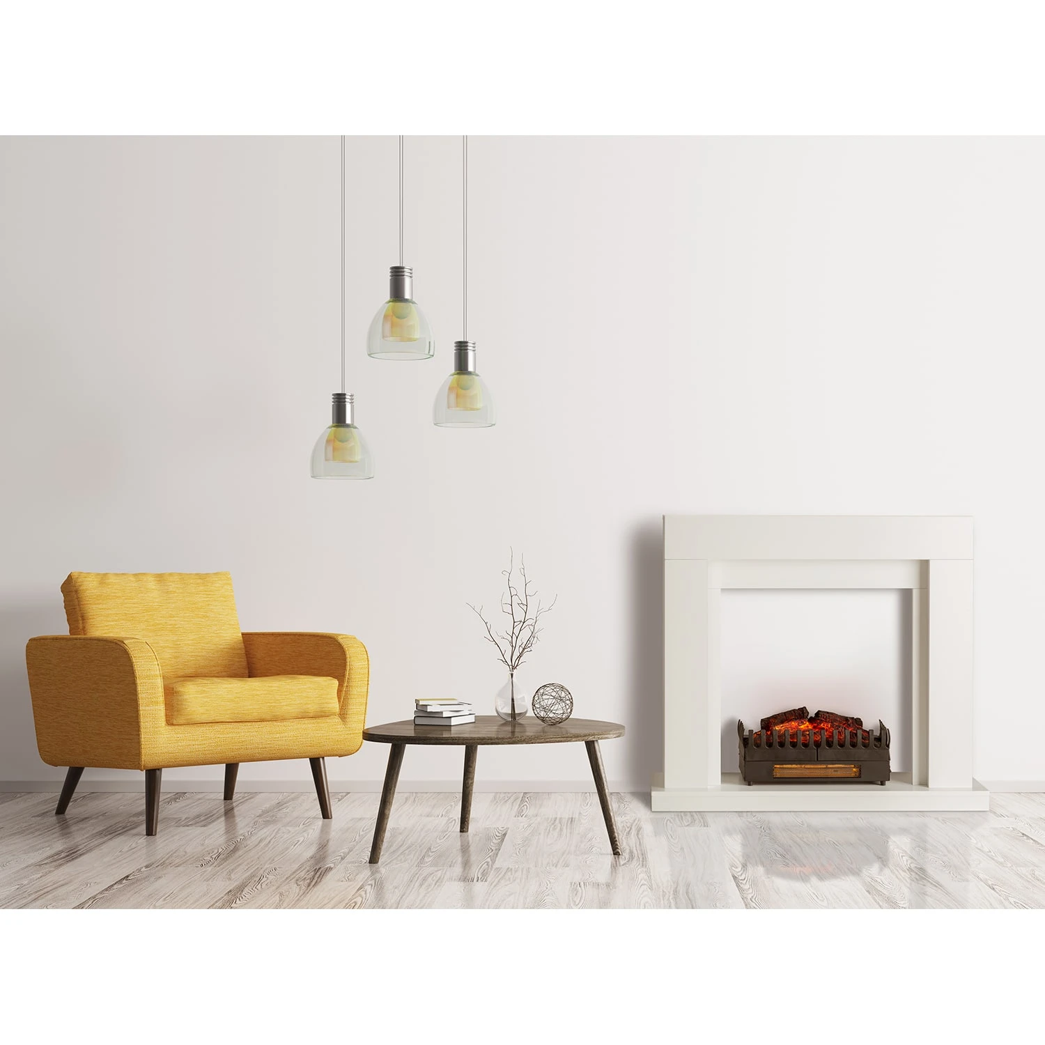 Studio Frame Kamingehäuse-Set Dekokamin + Kamini FX Kamineinsatz | Klassisches Design | MDF | Wandverschraubung | 100 X 88 X 30 Cm | Kamin-Einsatz: 1000/2000W | Täuschend Echte Feuerillusion Mit 2W LED 5 Studio Frame Kamingehäuse-Set Dekokamin + Kamini FX Kamineinsatz | Klassisches Design | MDF | Wandverschraubung | 100 X 88 X 30 Cm | Kamin-Einsatz: 1000/2000W | Täuschend Echte Feuerillusion Mit 2W LED – Bild 3