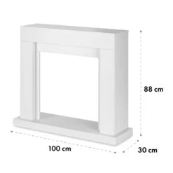 Studio Frame Kamingehäuse + Kamini Kamineinsatz MDF Klassisches Design 17 Studio Frame Kamingehäuse + Kamini Kamineinsatz MDF Klassisches Design -Klarstein 60002705 yy 0005 logo Klarstein Lausanne Frame Gehaeuse Kamini FX